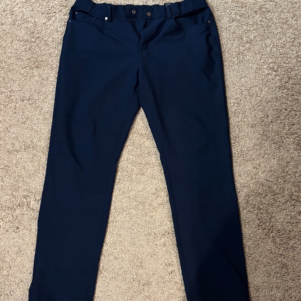 Greg Norman Collection Men's Dark Blue Chinos